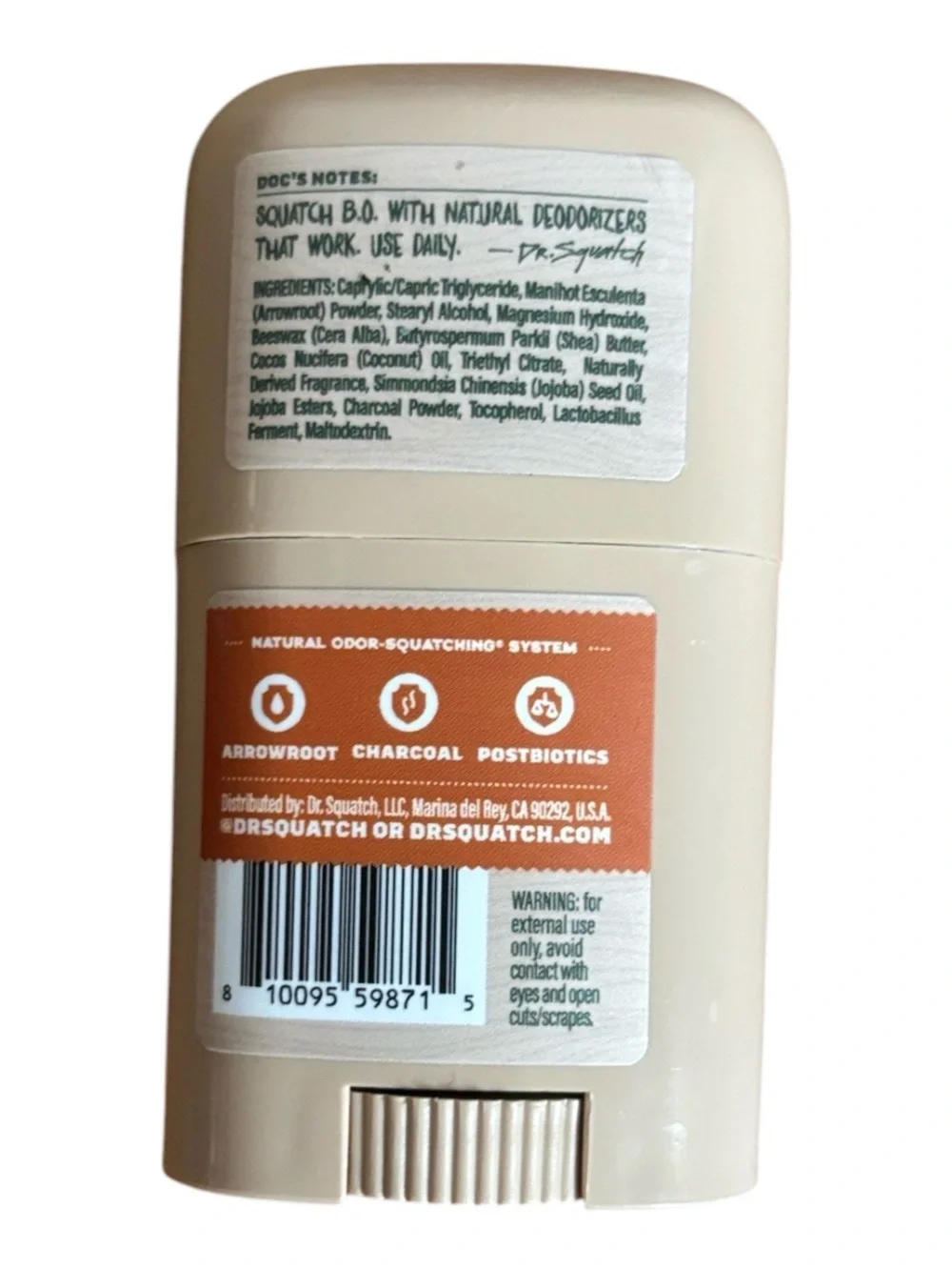 Dr. Squatch Travel Bundle | 4 Wood Barrel Bourbon Soaps | One Deodorant TSA NWT